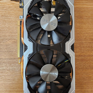 조텍 (ZOTAC) GTX1060 6G AMP! Edition 그래픽카드 (백플레이트)