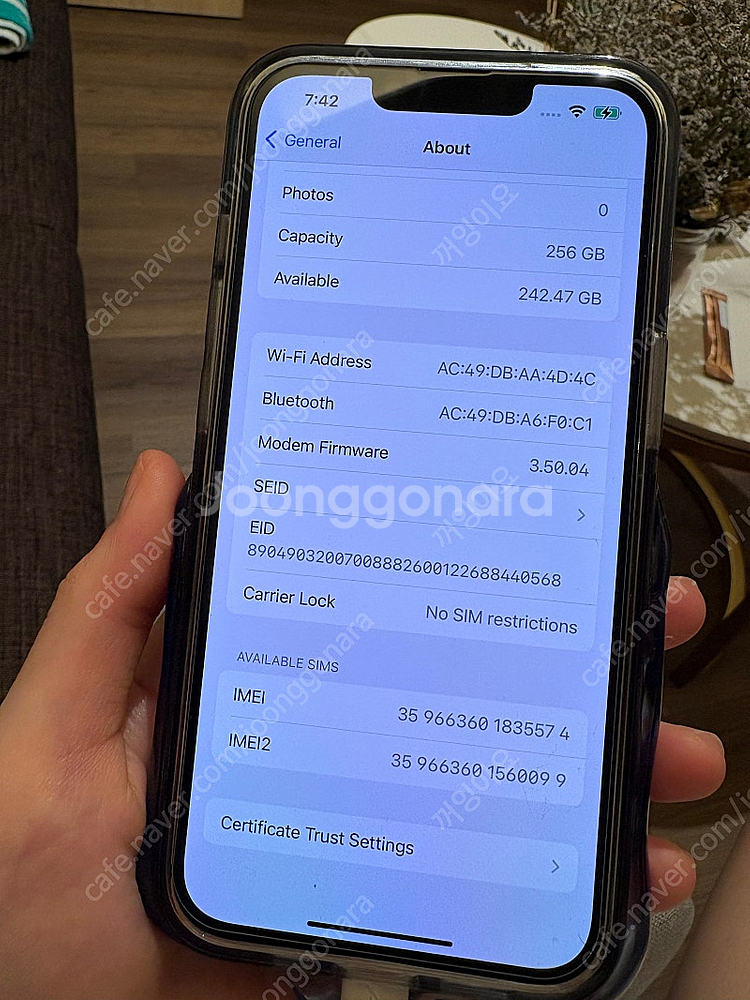 아이폰 13프로 256GB 시에라블루--7