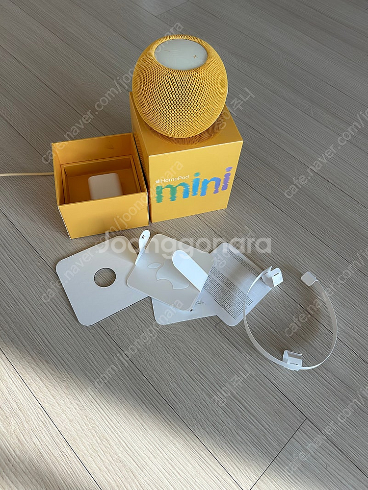애플 홈팟 미니 옐로우--1