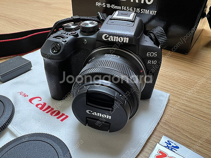 EOS R10 18-45mm 렌즈키트+배터리 등 추가--1