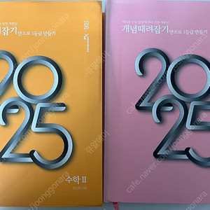 2025 정승제 개때잡 혼때잡 수1, 수2