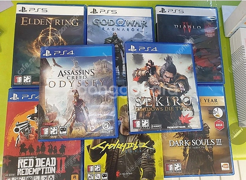 PS5플스5갓오브더라그라로크.엘든링.고스트오브스시마.세...--0