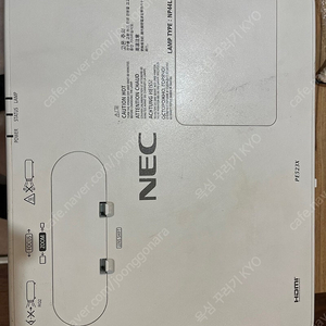 NEC NP-PE523X 램프 800시간도 안쓴제품