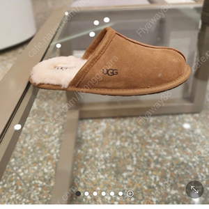 어그 UGG 플랫 양모 슬라이드 펄 250사이즈