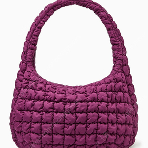 새상품) 코스 오버사이즈 퀼티드 크로스바디백 COS Oversized Quilted Crossbody Burgundy