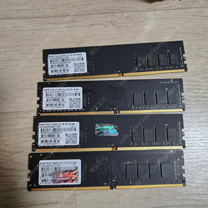 geil ddr4 8g 2400 cl17 1개 / 2666 cl19 3개 총 4개 일괄 62000원