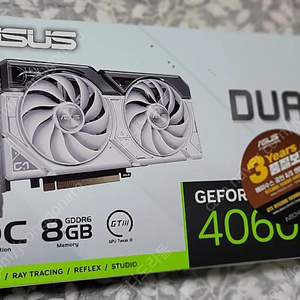 아수스 RTX 4060Ti 화이트 그래픽카드 판매합니다