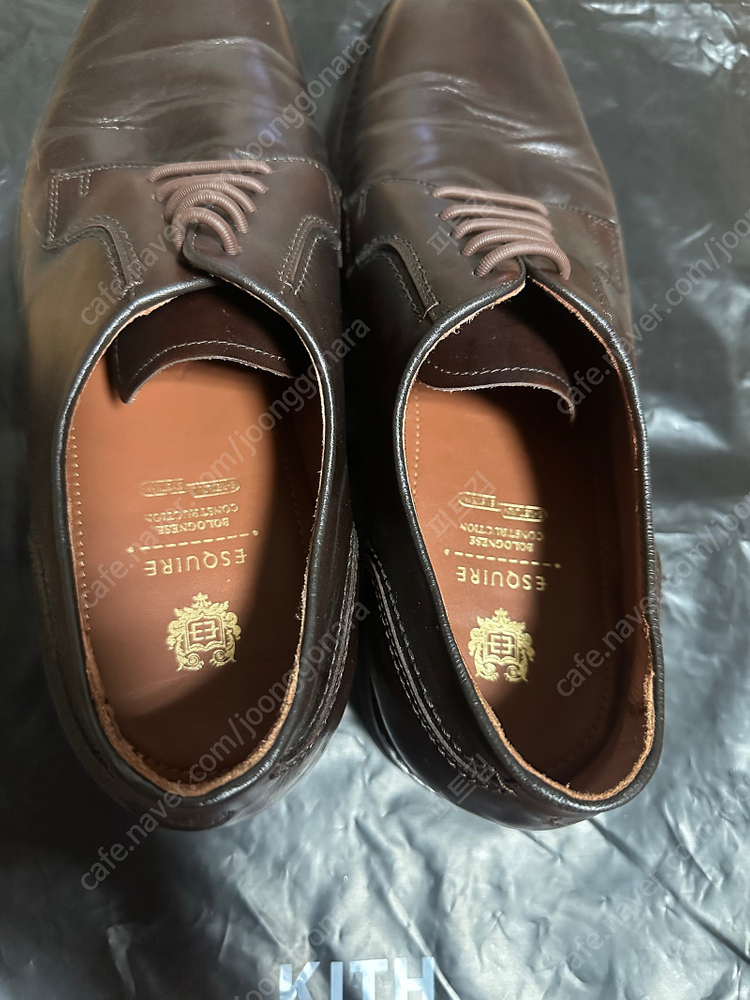 에스콰이아 남성 윙팁 브라운 정장구두 260mm 이미지