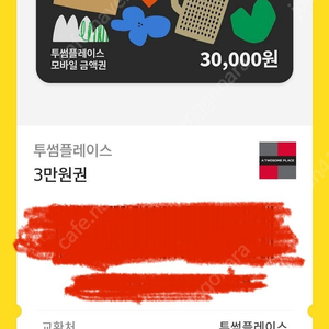 투썸플레이스3만원권
