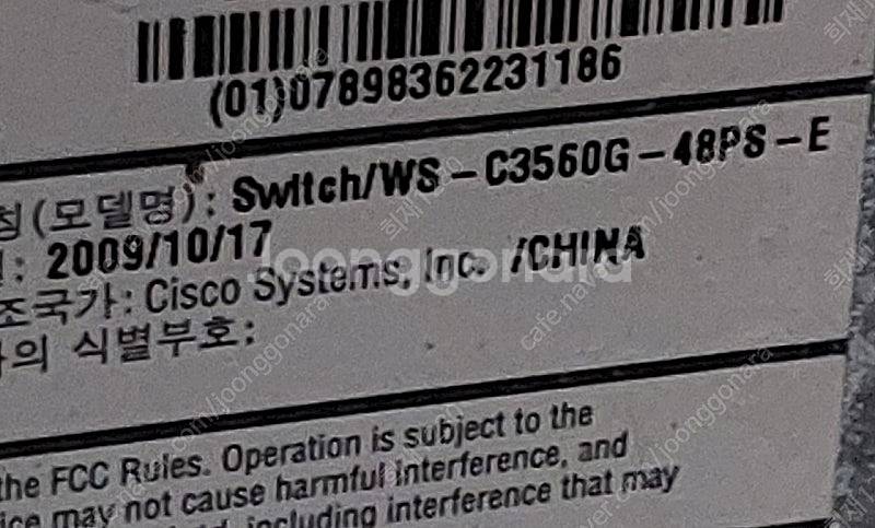 cisco ws-c3560g-48ps-e--1
