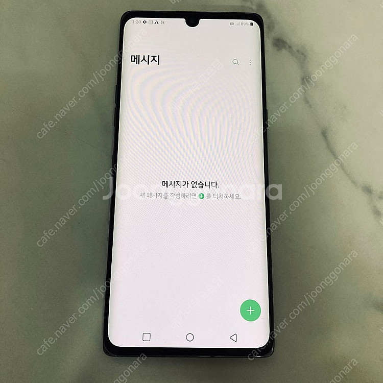LG G9 벨벳 블랙 128기가 액정깨끗! 매우깨끗! ...--4