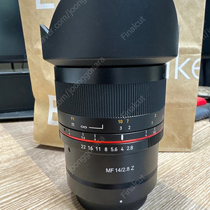 삼양 MF 14mm f2.8 니콘Z마운트