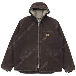 [XL] 2013 Carhartt J141 DKB Sierra Jacket - Sherpa Lined 칼하트 시에라 자켓 쉐르파 안감 다크브라운