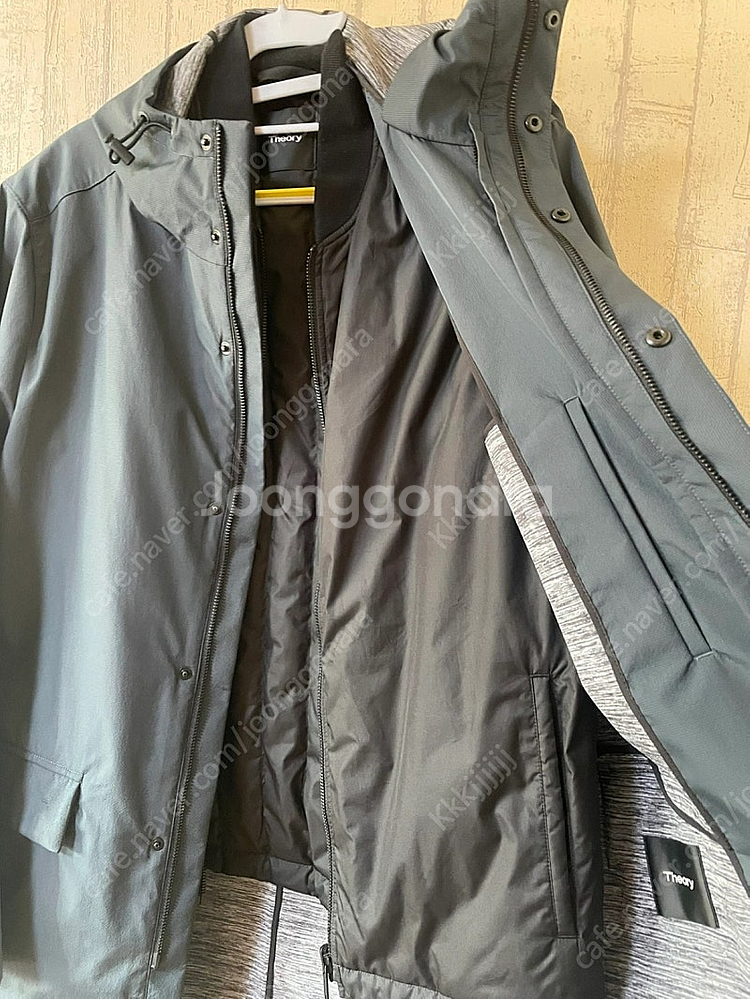 Theory 띠어리 사파리 점퍼 + 패딩 조끼 세트--1