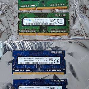 노트북용 삼성 및 하이닉스 DDR3 RAM 판매합니다.