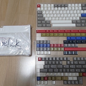 키캡 PBTFans retro 100, Novelkeys Cherry sage 판매