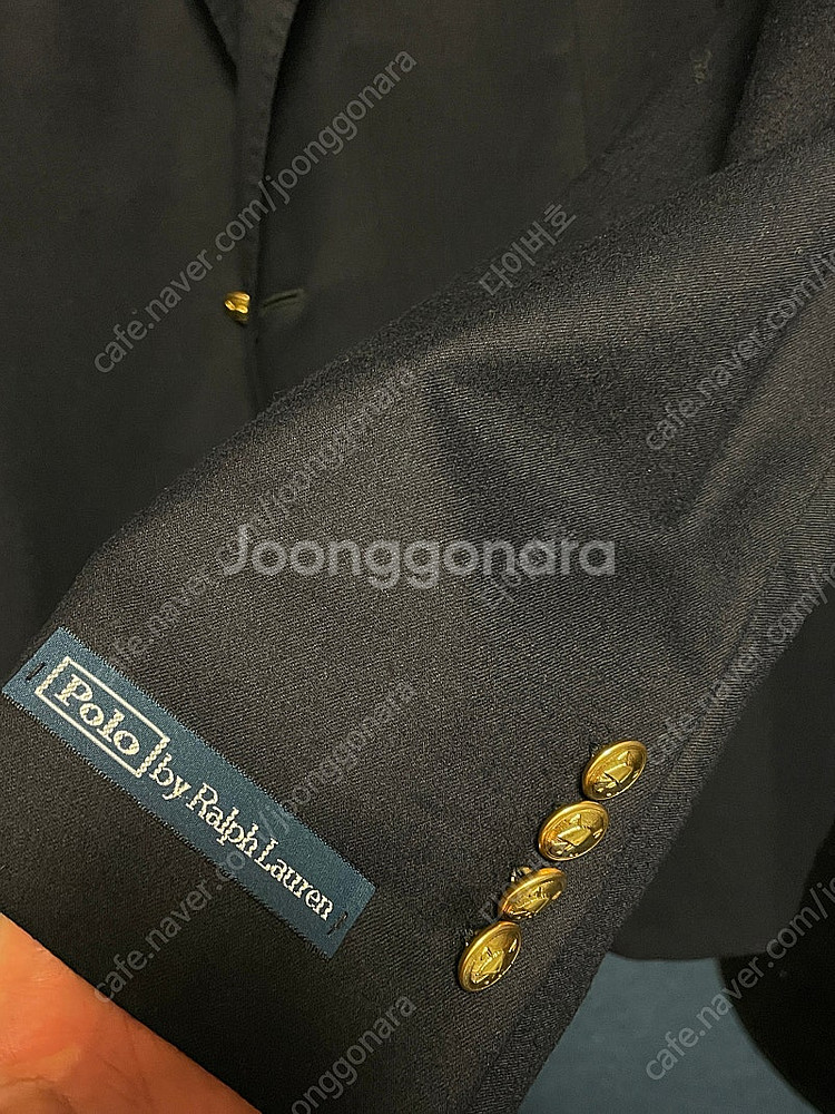 폴로 아이코닉 도스킨 금장 블레이저 48r--1
