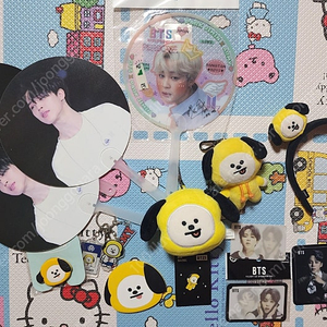 BTS 지민 BT21 치미 굿즈 전부 14개