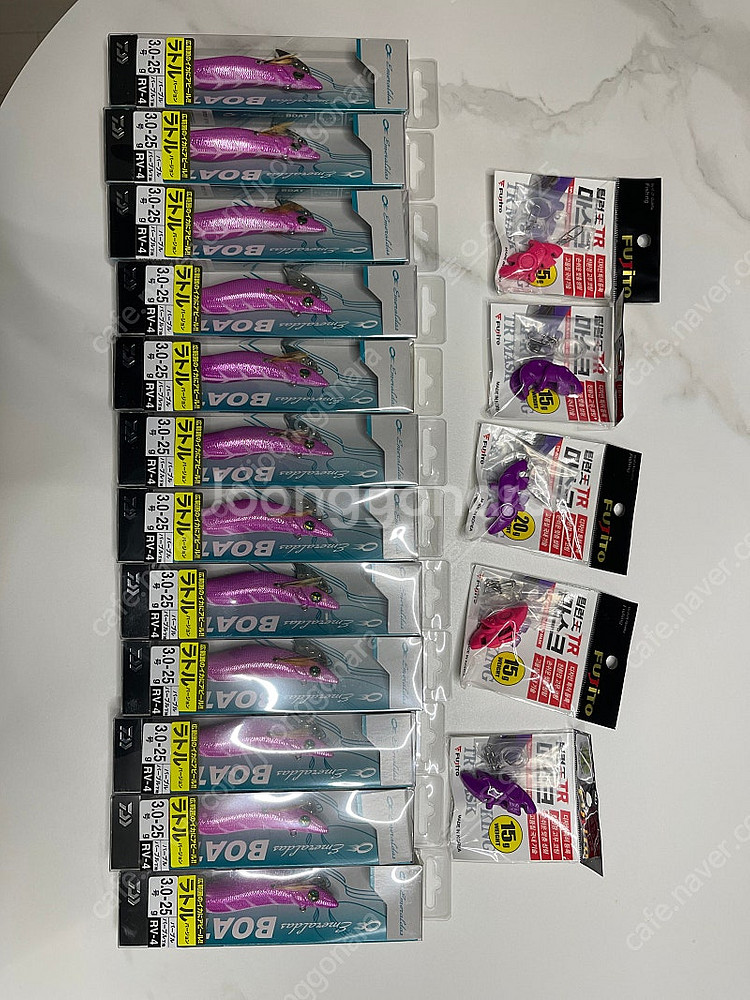 다이와 보트1 퍼플퍼플 3호 25g 12개 팝니다--0