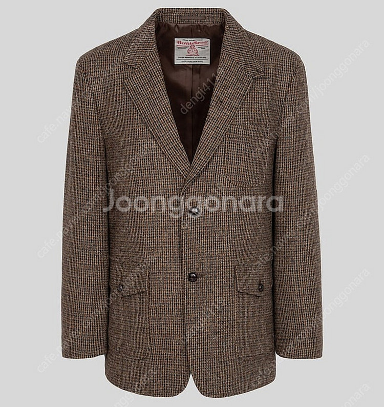 (새제품) 빈폴 해리스 트위드 남성 자켓 (베이지M)--6