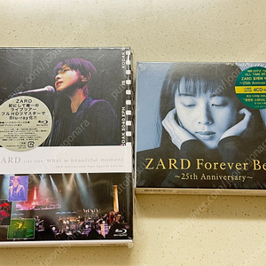 자드 What a beautiful moment 블루레이, 자드 25주년 zard forever 앨범판매