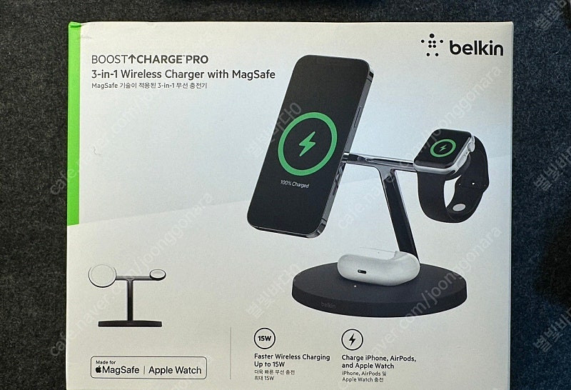 벨킨 3 in 1 차지 프로 팝니다--1