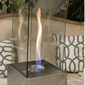 블랙몬스터 토네이도 실내 불멍 난로(스텐색상) 팝니다.