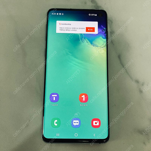 갤럭시 S10 LTE 그린 128용량 무잔상S급 15만원 판매합니다
