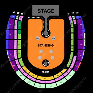 콜드플레이 4월 16일(수) 지정석A W8 4연석 양도합니다.