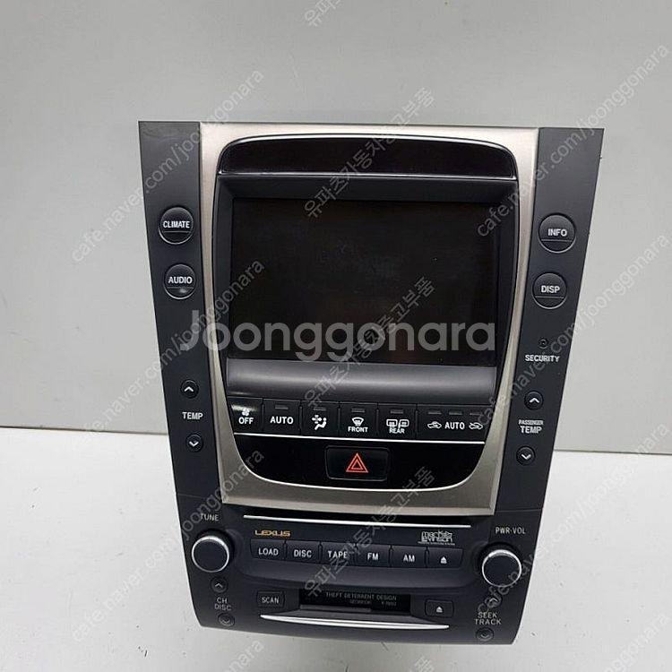 3세대 렉서스 GS350 순정 오디오 디스플레이 공조기...--0