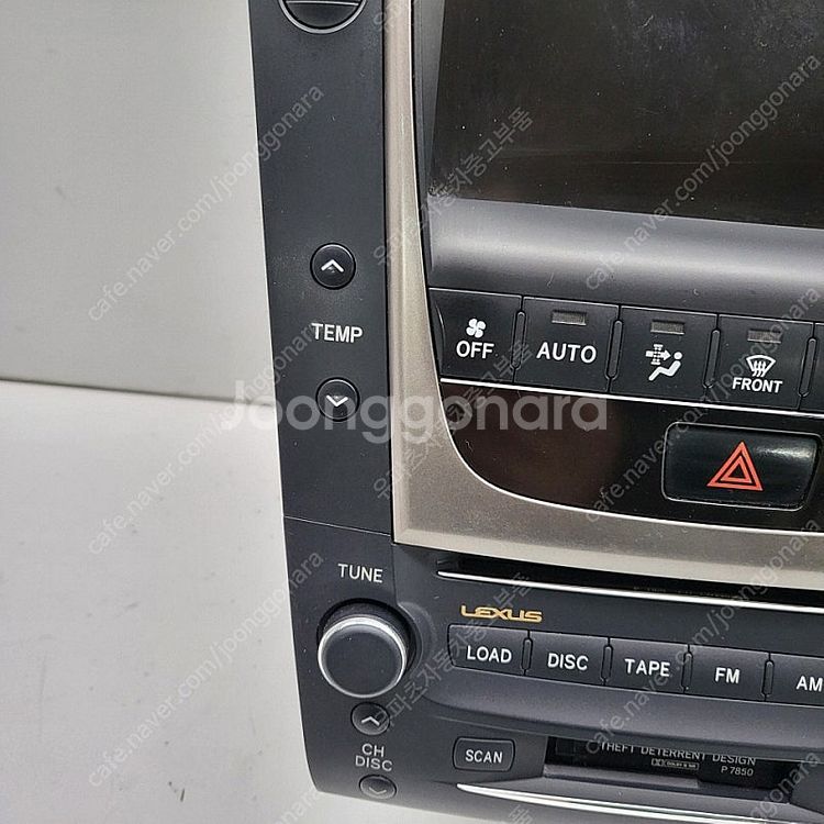 3세대 렉서스 GS350 순정 오디오 디스플레이 공조기...--3