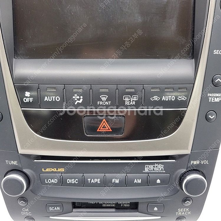 3세대 렉서스 GS350 순정 오디오 디스플레이 공조기...--4