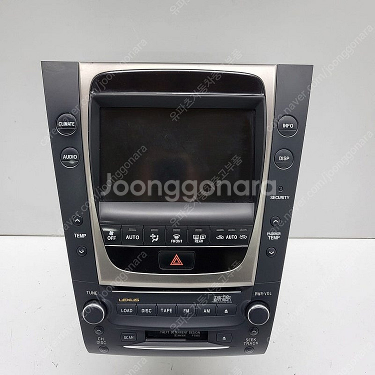 3세대 렉서스 GS350 순정 오디오 디스플레이 공조기...--7