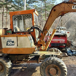 [기술문의] 대우굴삭기 쏠라50W 주행 힘부족 점검 항목