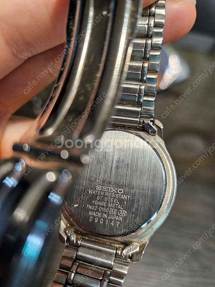 세이코 빈티지 SEIKO 7N32 쿼츠 시계--2