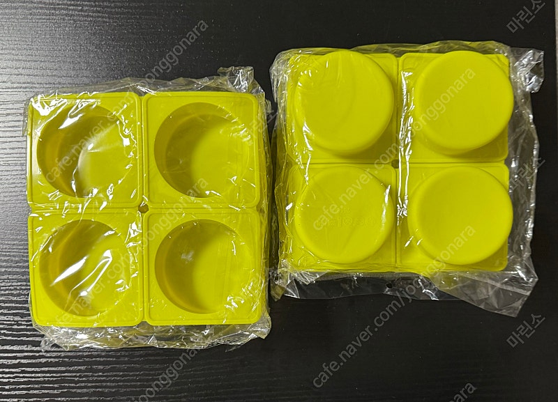 실리콘 비누 몰드 원형 100g 4구 4개 이미지