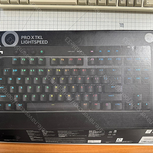 로지텍 G PRO X TKL LIGHTSPEED 키보드 블랙 적축 팝니다.