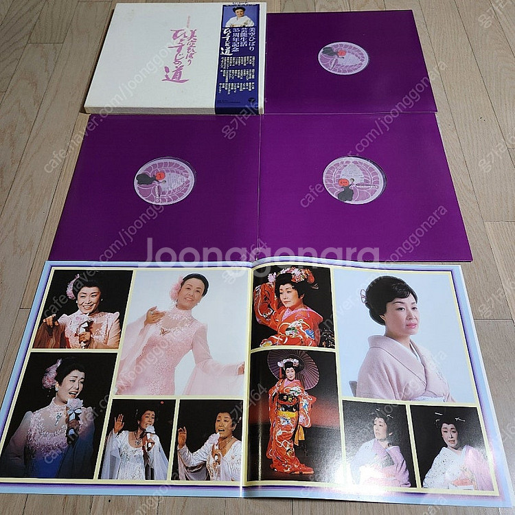 미소라히바리 35주년 기념 '외길' 박스반 3LP--0
