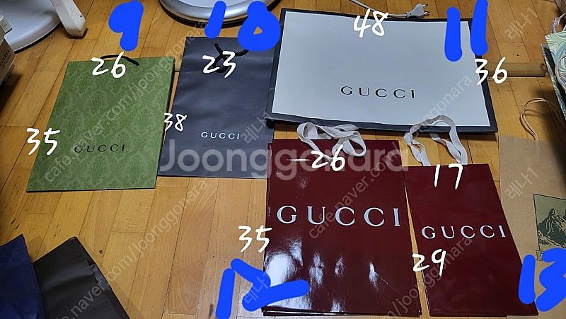 명품쇼핑백 디올 샤넬 구찌 펜디 호카 살로몬 파타고니아...--2