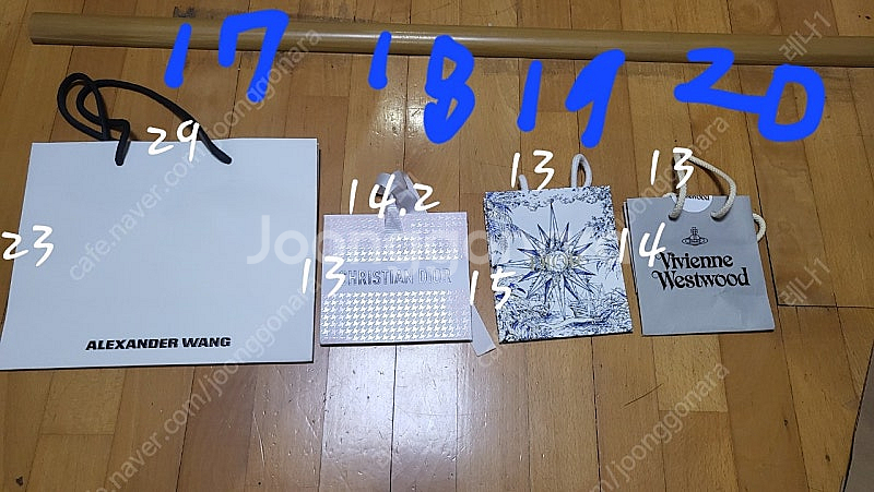 명품쇼핑백 디올 샤넬 구찌 펜디 호카 살로몬 파타고니아...--4