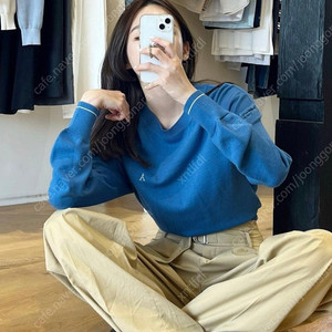 아비에무아 벌룬 슬리브 스웨터(avie muah balloon sleeve sweater) 2사이즈