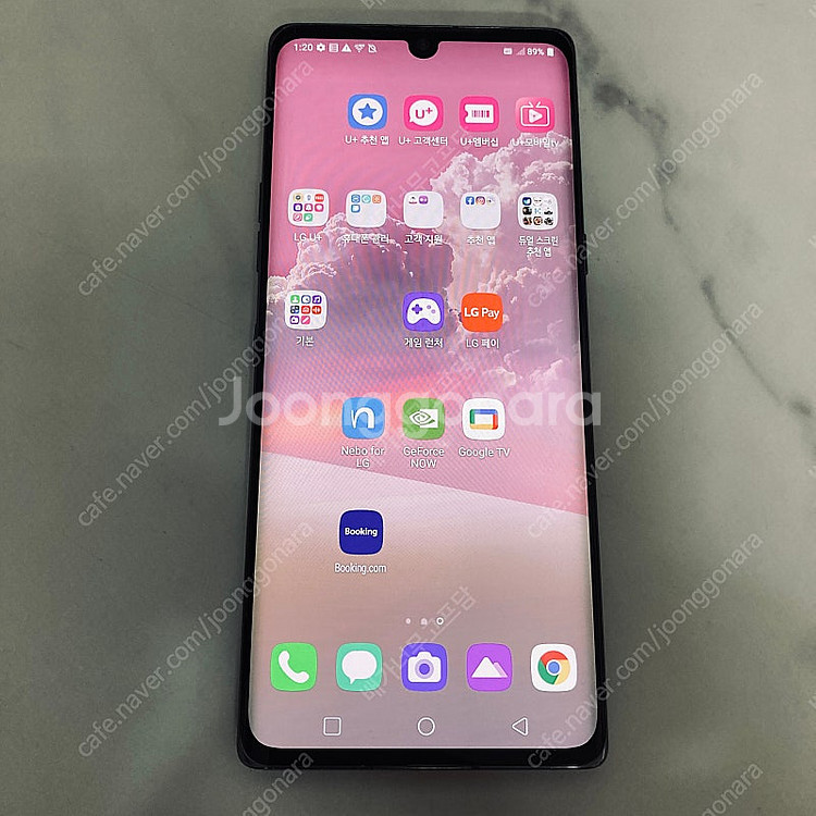 LG G9 벨벳 블랙 128기가 액정깨끗! 매우깨끗! ...--0