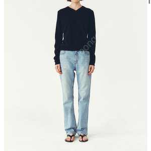 르에떼 leete relaxed jeans in light blue