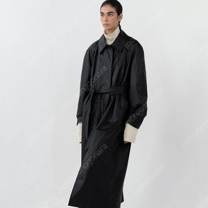 le17septembre oversized cotton coated coat 36