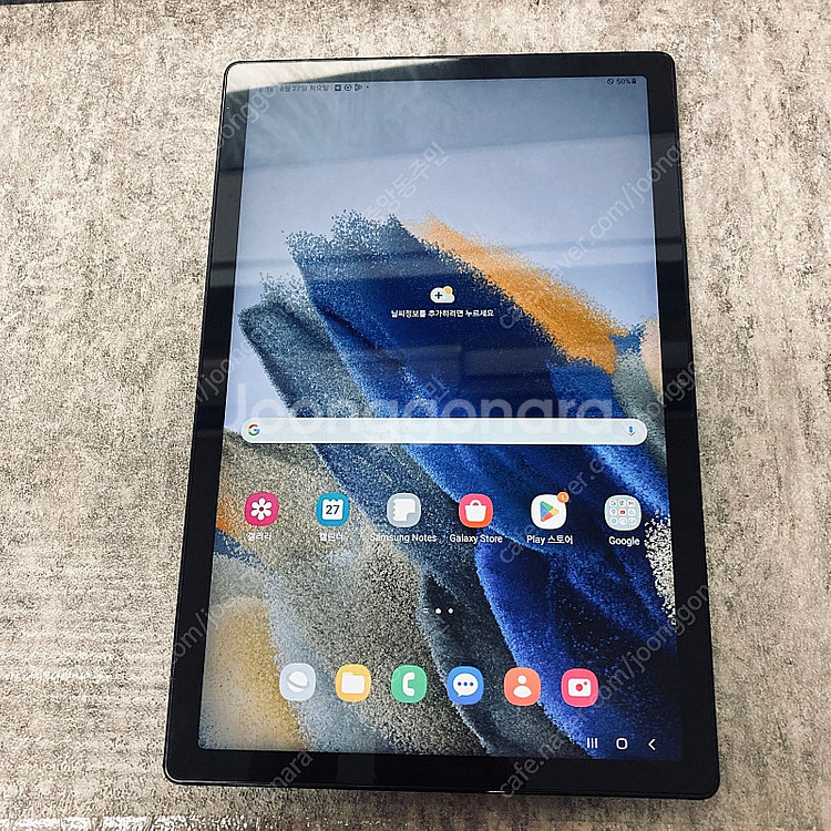 갤럭시 탭A8 블랙 64G 셀룰러 S급아주깨끗 14만5...--0