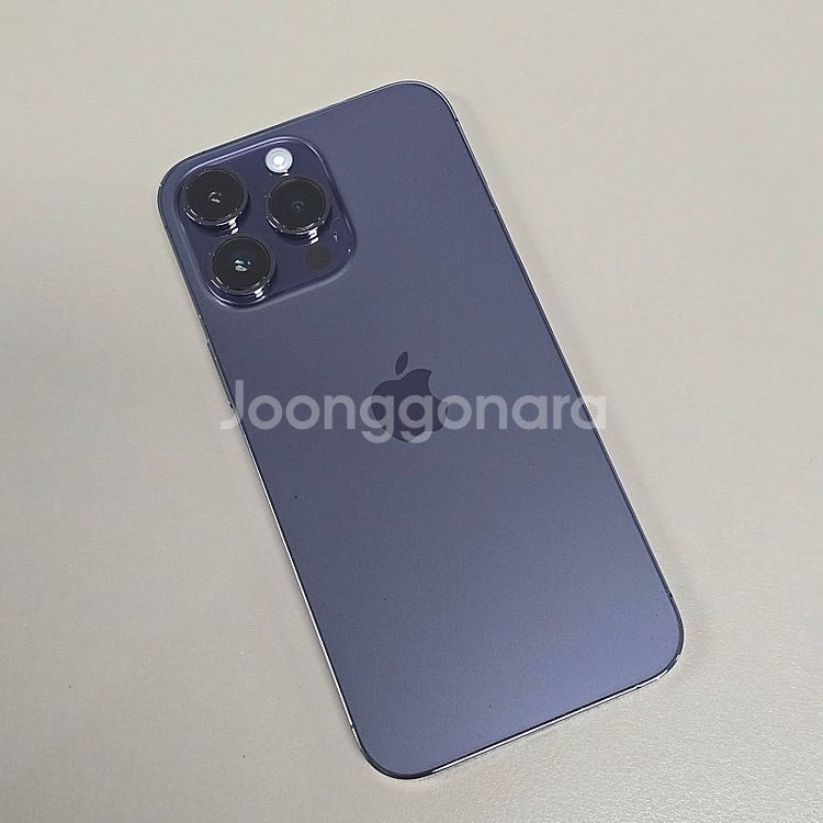 아이폰 14프로맥스 딥퍼플 512GB 액정무기스 깨끗한...--1
