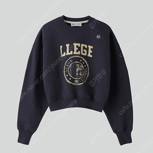 렉토 맨투맨 LLEGE LOGO SWEATSHIRT (BLUISH CHARCOAL)