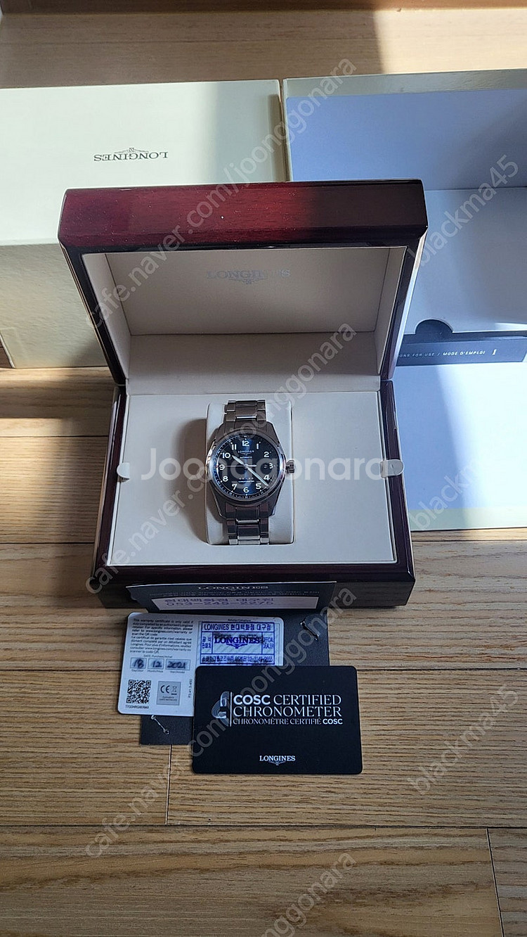 론진 스피릿42mm 청판 판매합니다--0