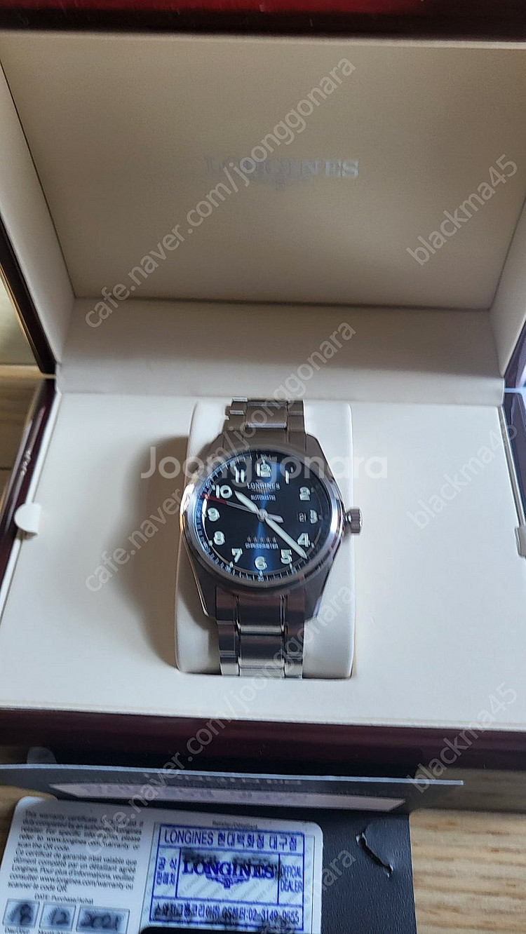 론진 스피릿42mm 청판 판매합니다--1