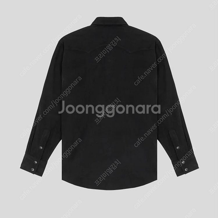 (M) 세비지 블랙 코듀로이 웨스턴 셔츠--3